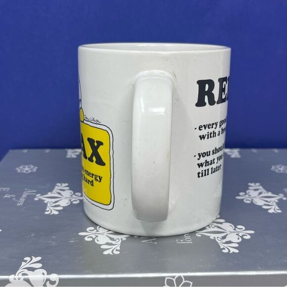 1980’s Ziggy Stoneware Mug Relax  It takes a lot less energy than working hard - Picture 6 of 7